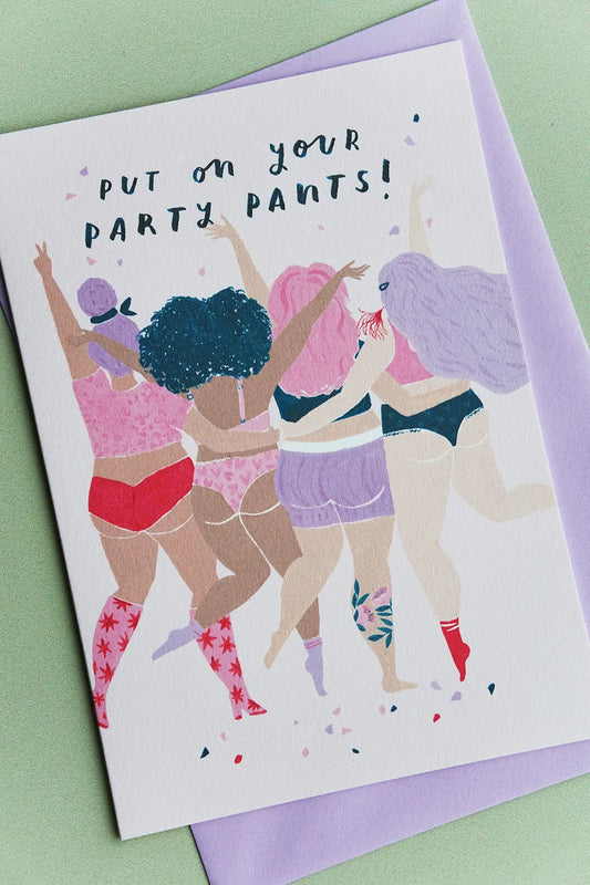 party pants cute birthday cards