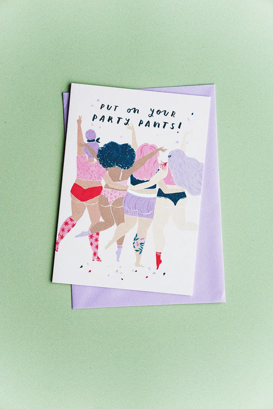 party pants cute birthday cards