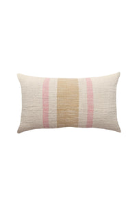 boho pillow pink and cream