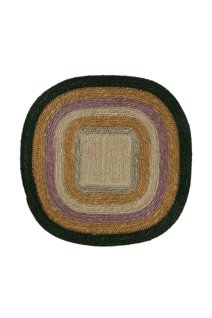 Colorful Striped Placemats Set of 2