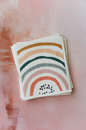 rainbow swedish dishcloth sustainable gift ideas
