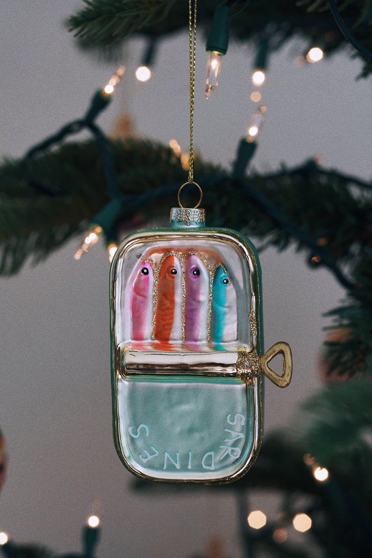 glass sardines ornament - shop  cute christmas ornaments on wallflower