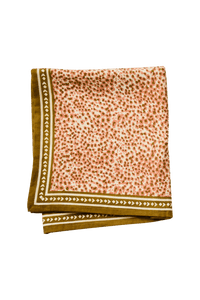 blockprint square spring scarf