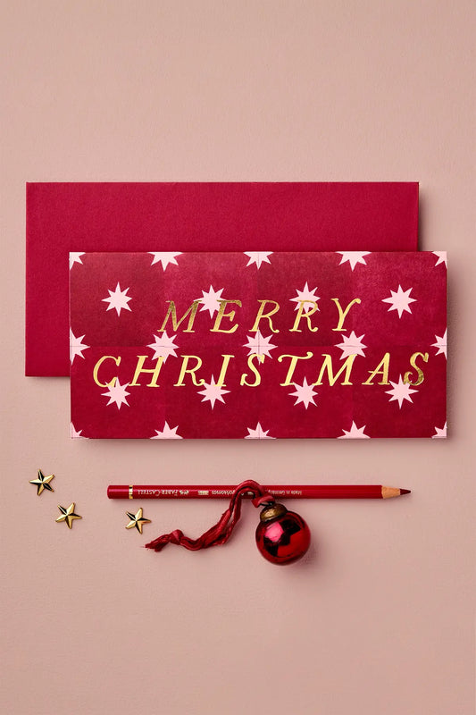 Scarlet Star 'Merry Christmas' Card