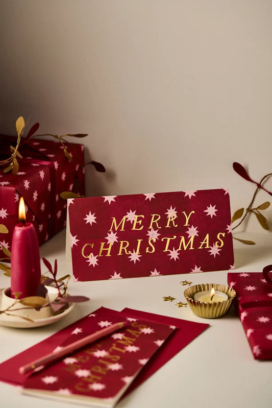 Scarlet Star 'Merry Christmas' Card