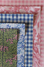pink, blue and green handmade gift wrap sheets via wallflower shop