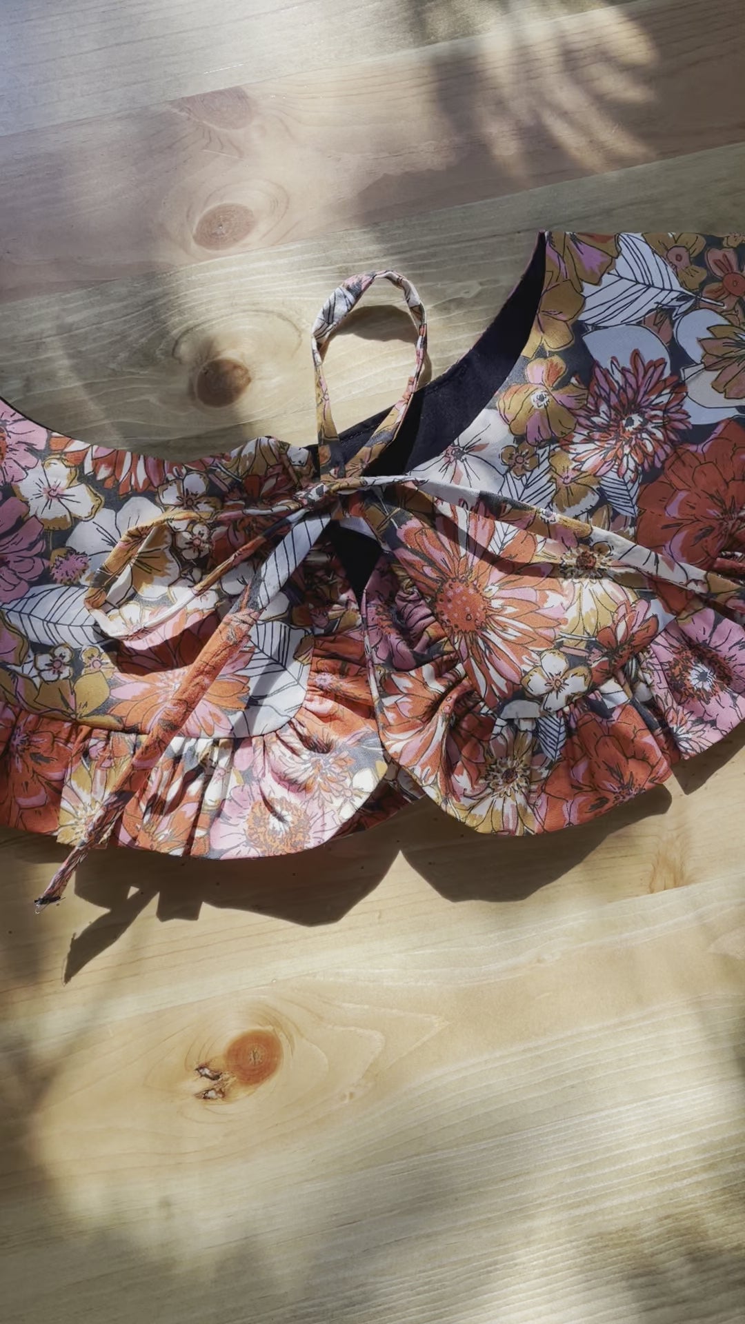 autumn floral collar