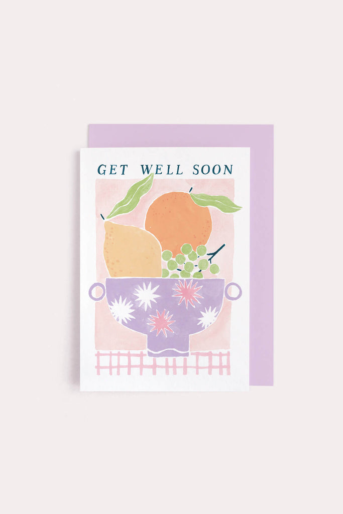 get well soon card via wallflower shop