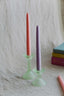 Sustainable Taper Candles in Assorted Colors
