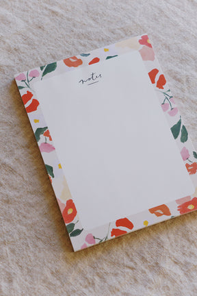 summer blooms every day notepad by our heiday ✿ shop wallflower