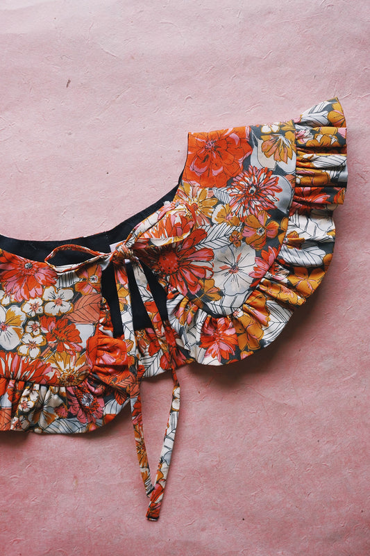 autumn floral collar