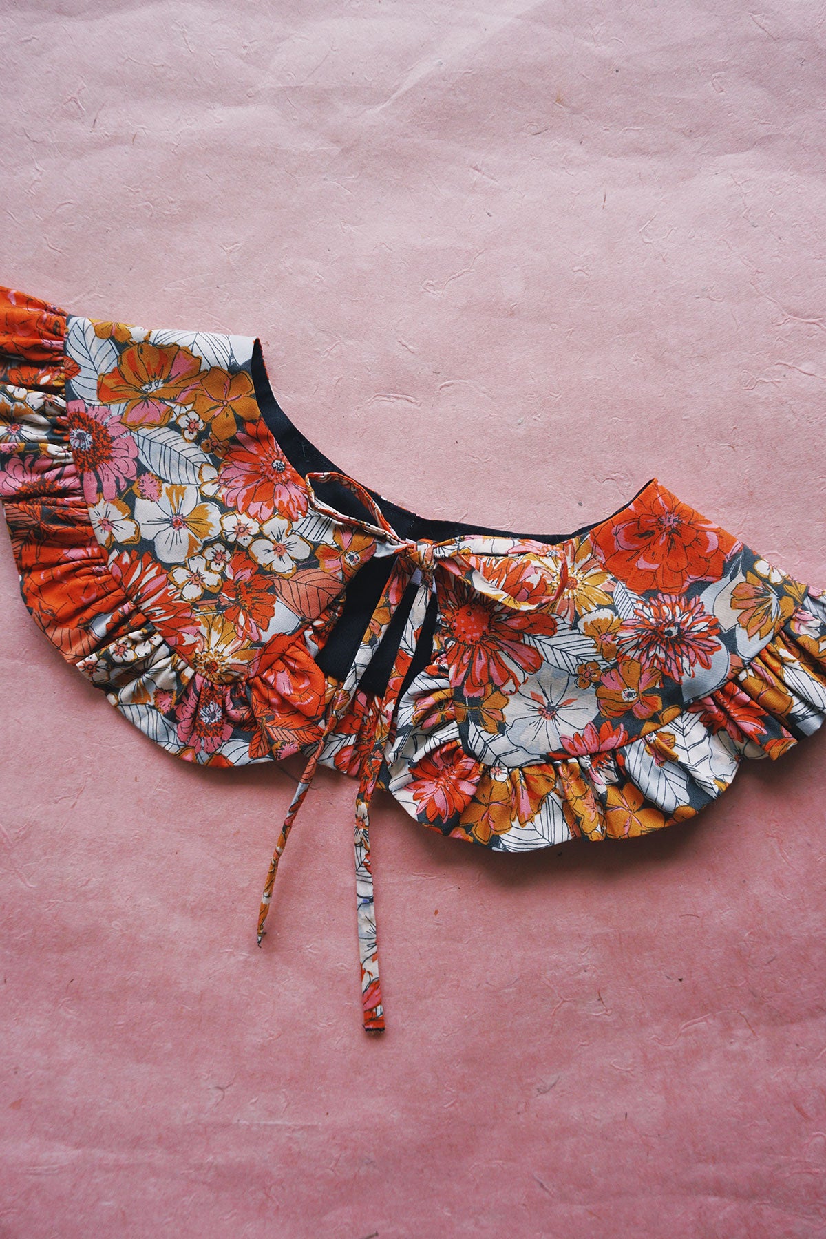 autumn floral collar