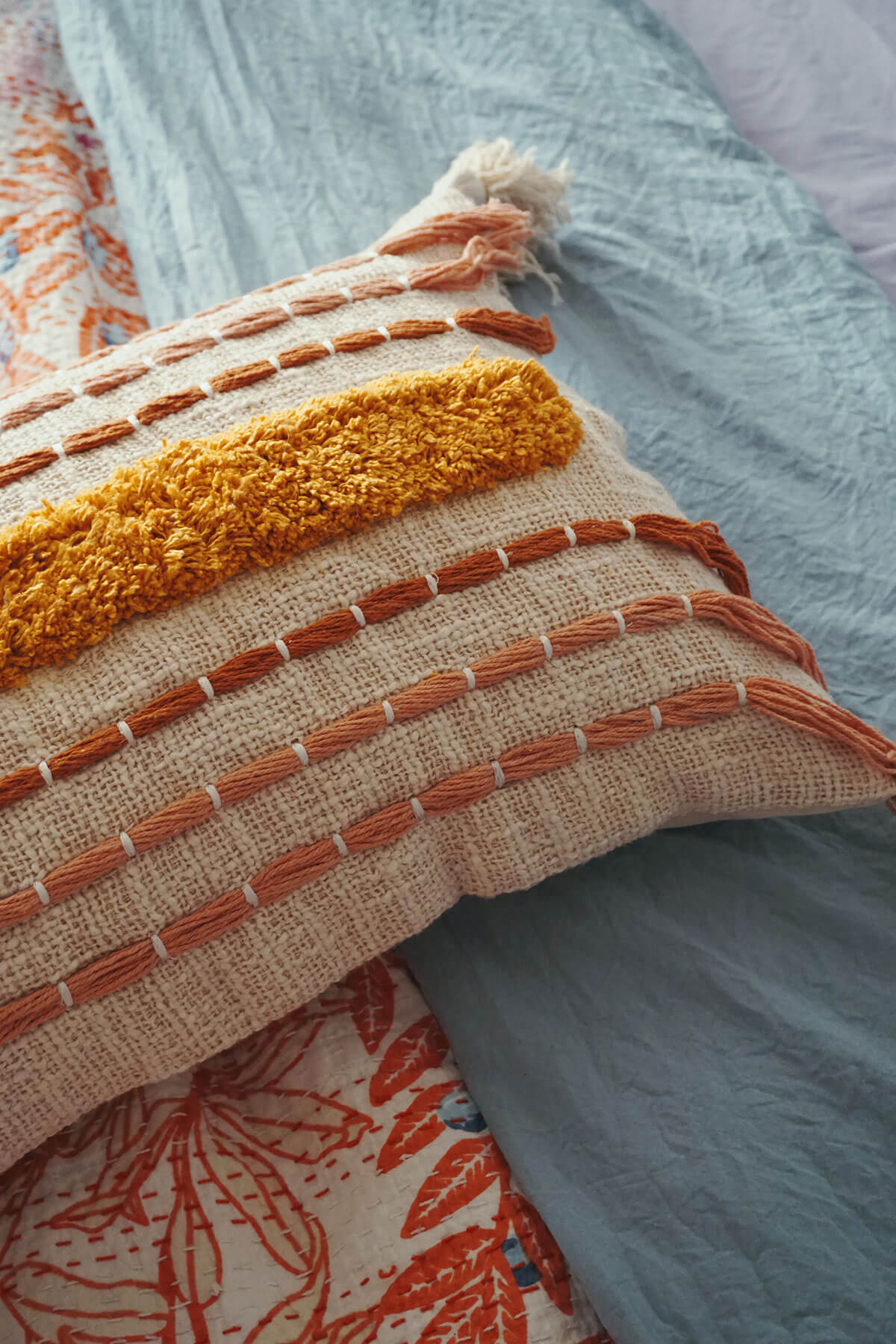 boho throw pillow