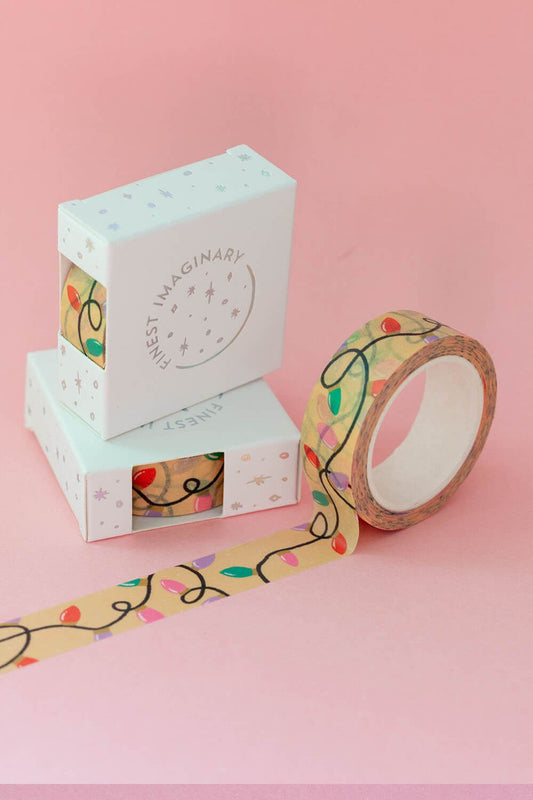 christmas lights washi tape