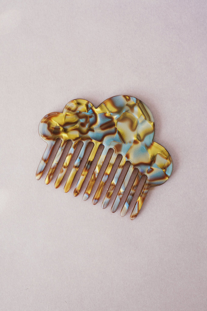 cloud shaped hair comb by mle ✿ shop accessories on wallflower