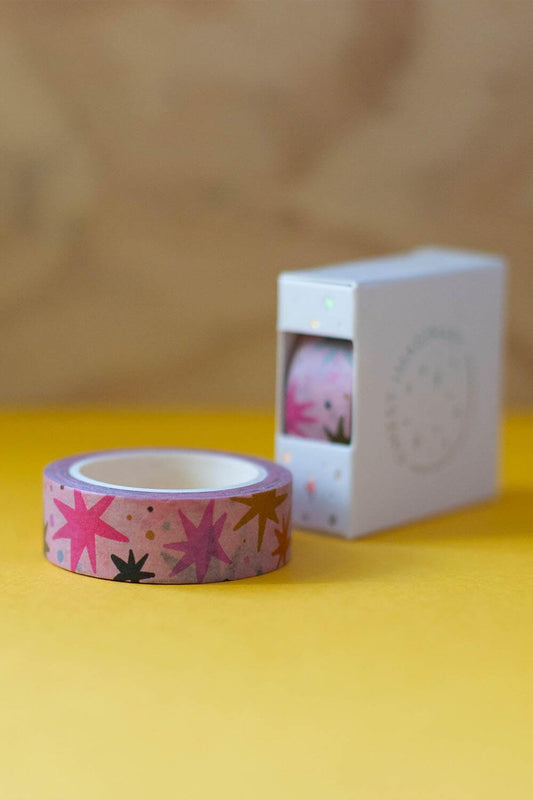 colorful stars washi tape