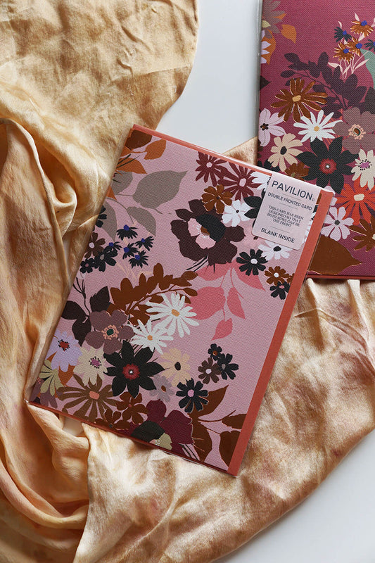 floral blank inside card