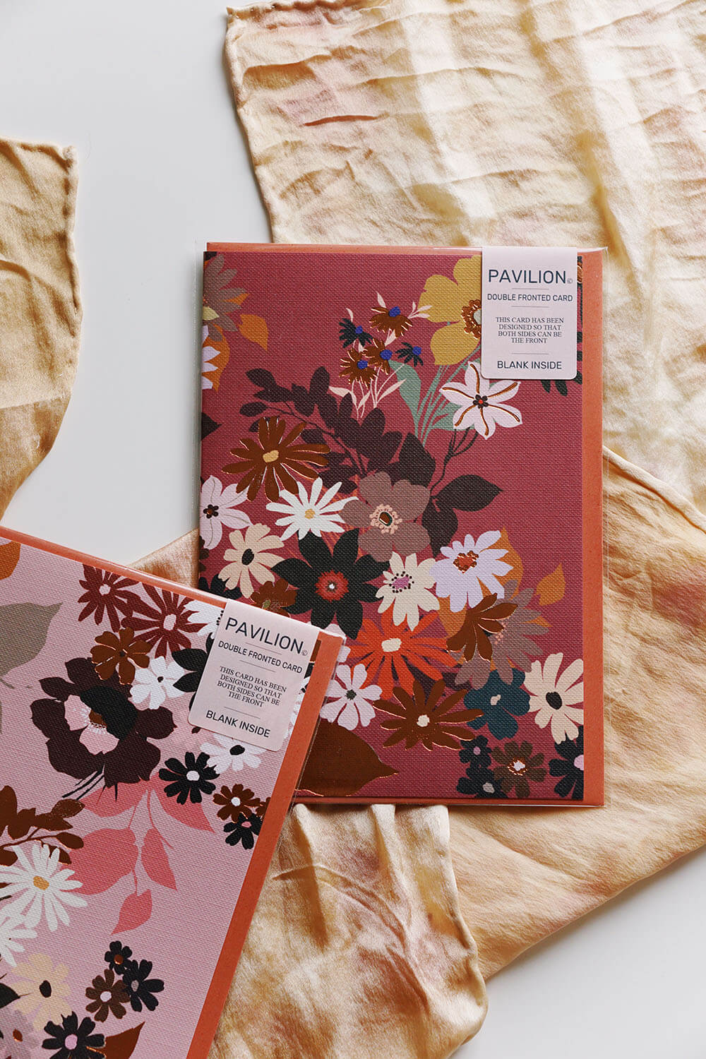 floral blank inside card