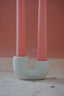 pastel taper candle holder