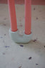 pastel taper candle holder