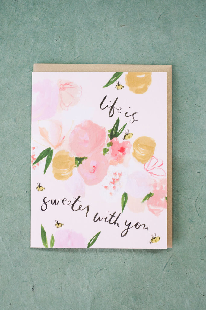 beautiful our heiday greeting card ✿ life is sweeter with you