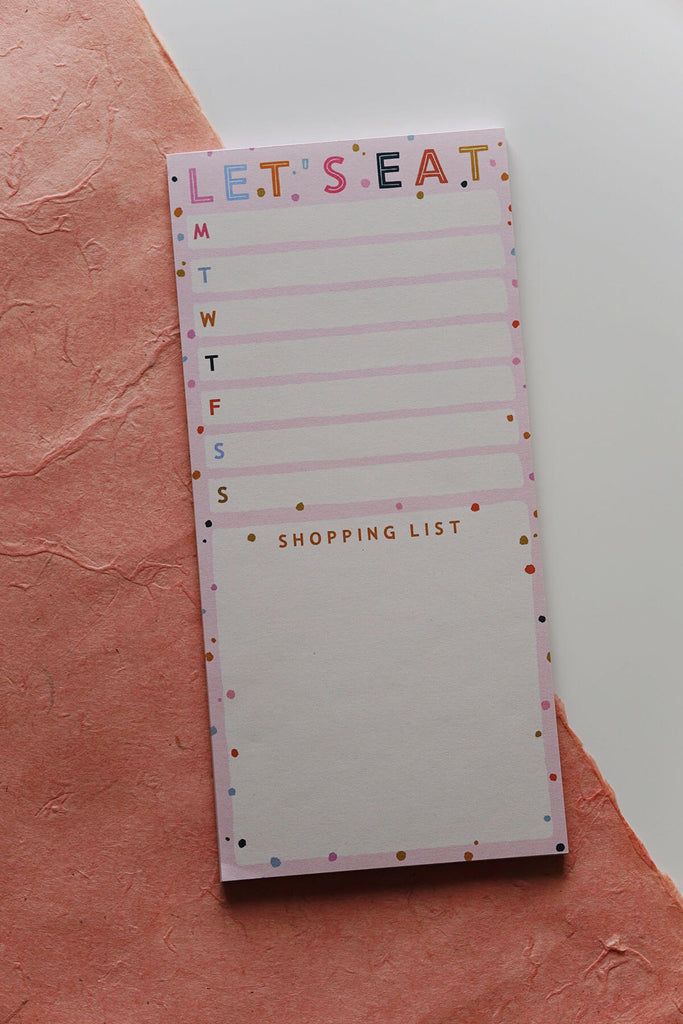 magnetic notepad meal planner