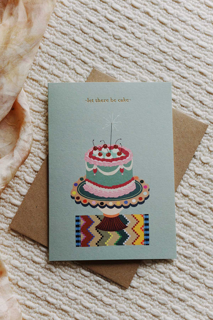 let there be cake birthday card