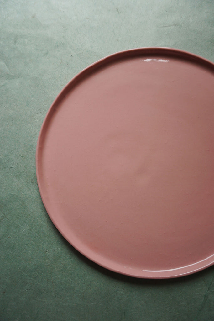 Blush Ceramic Plate via wallflower