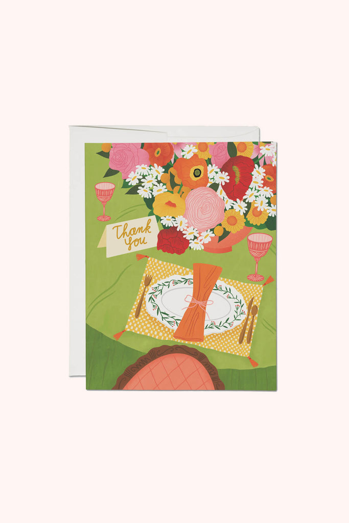 still life thank you card by bodil jane