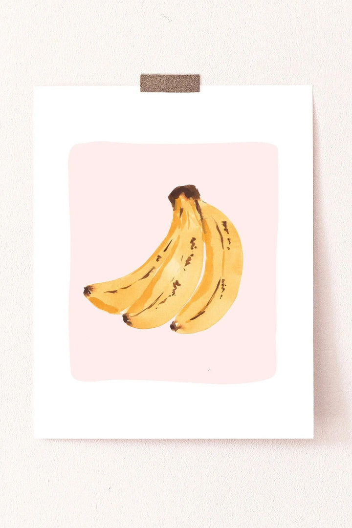 bananas art print on matte paper by sabina fenn shop wallflower