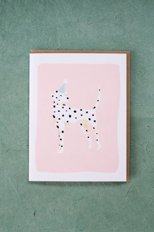 dalmatian dog birthday card by sabina fenn