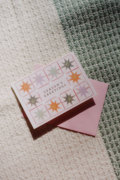 seasons greetings holiday card