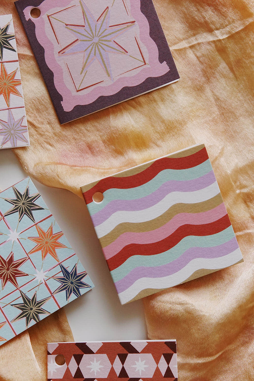 type and story holiday pastel gift tags